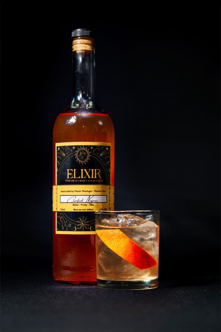 6. Clarified Negroni w
