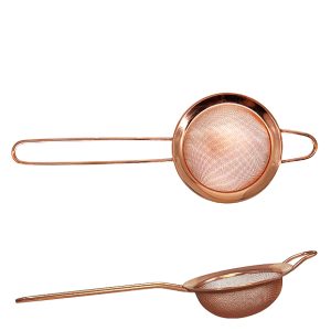Fine Mesh Strainer 8cm Copper Plated